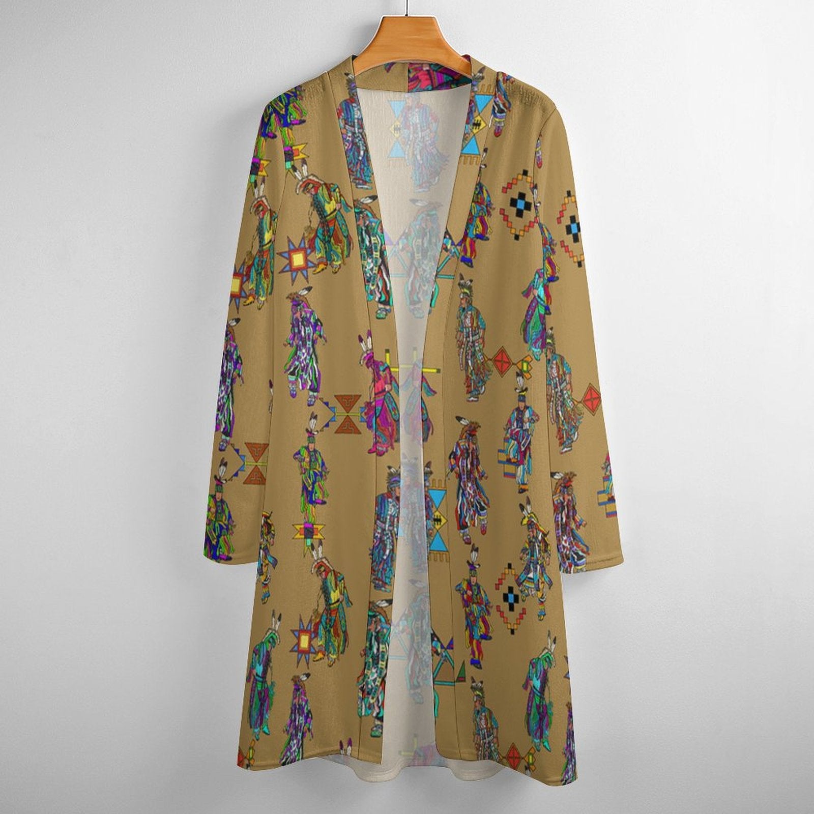 Men's Grass Dancers Earth Cardigan