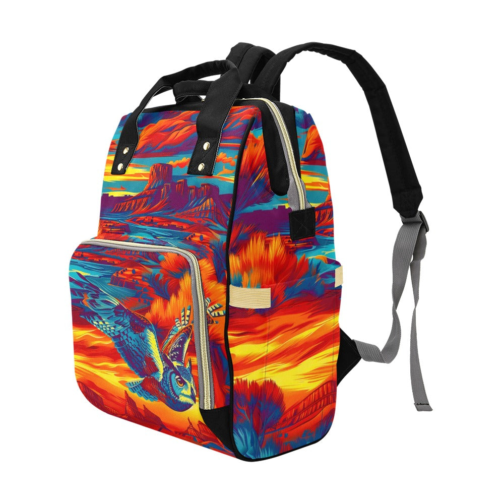 Owl on the Prowl Multi-Function Diaper Backpack/Diaper Bag