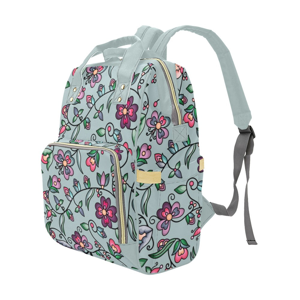 Amber Evening Garland Turquoise Multi-Function Diaper Backpack/Diaper Bag