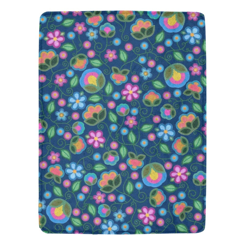 Turquoise Sunbeam Blue Ultra-Soft Micro Fleece Blanket 60"x80"