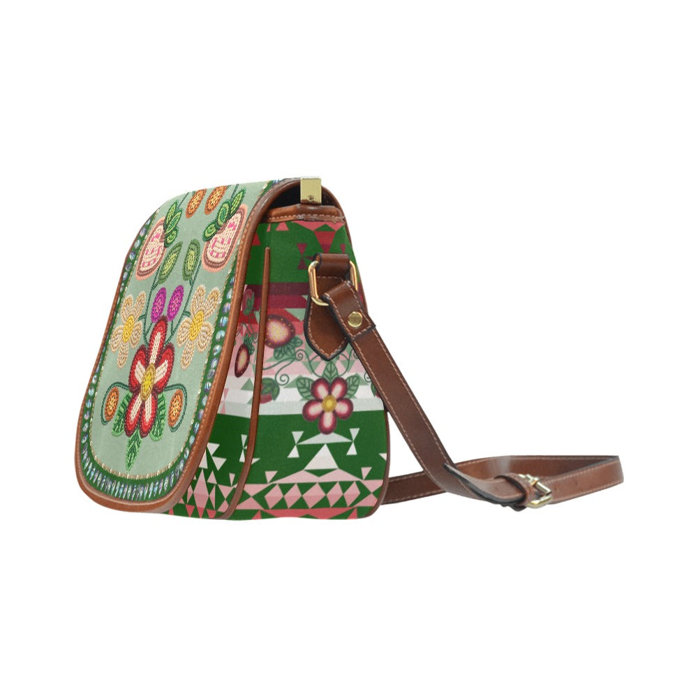 Sacred Berry Sage Saddle Bag/Large