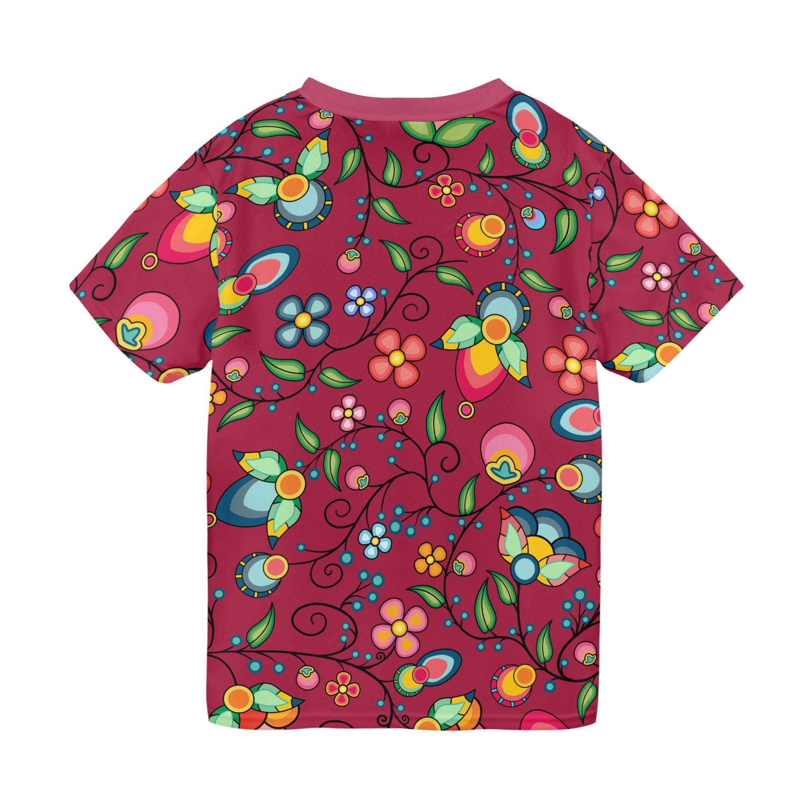 Floral Bounty Magenta T-shirt for Men