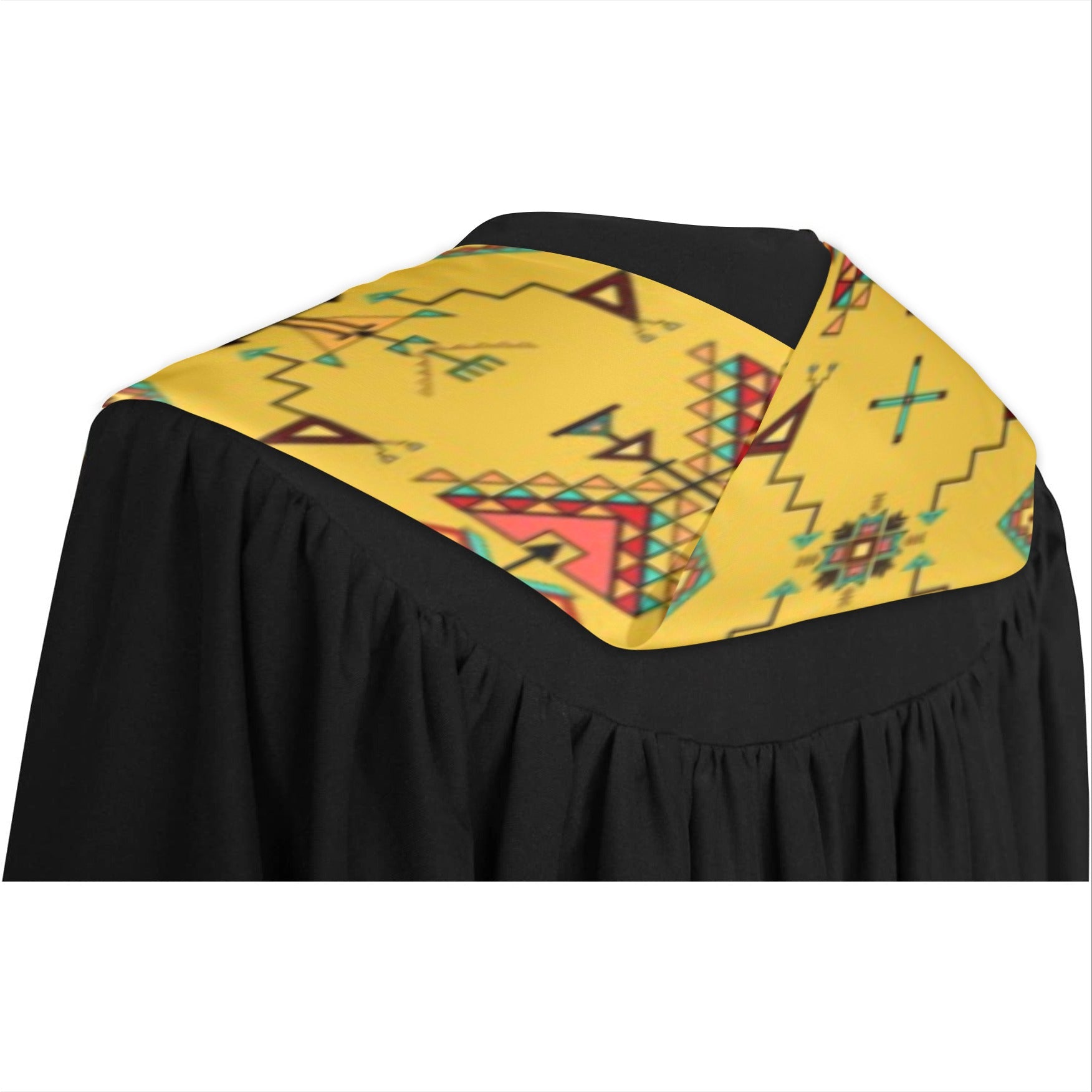 Thunder Flight Yellow Graduation Stole