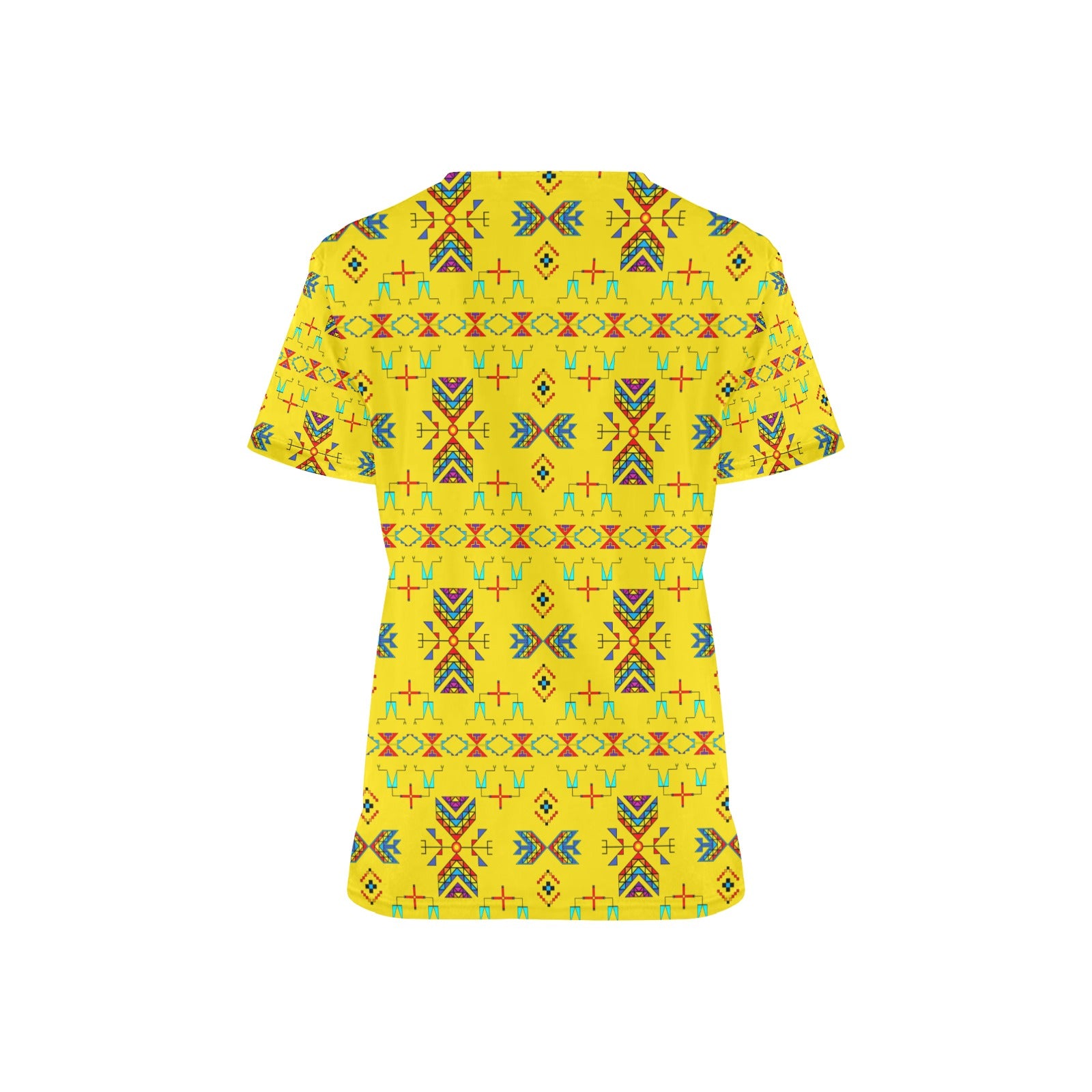 Rainbow Chief Rainbow Yellow Scrub Top
