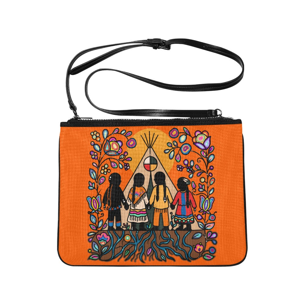 Rooted in Culture Slim Clutch Bag