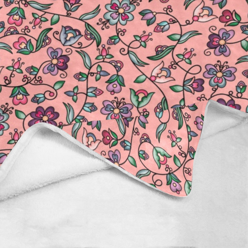 Amber Evening Garland Peach Ultra-Soft Micro Fleece Blanket 50"x60"