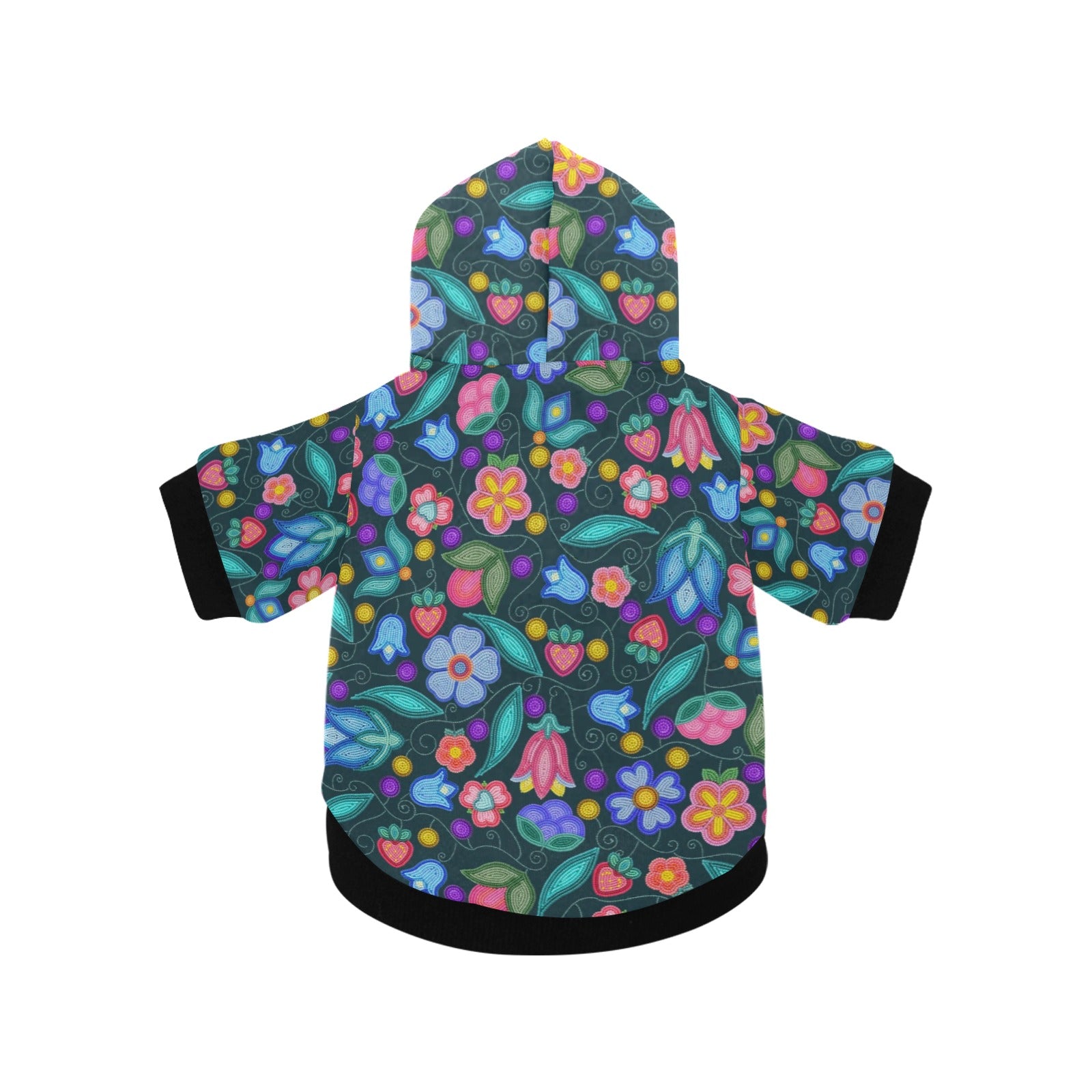 Sweet Offering Dark Teal Pet Dog Hoodie