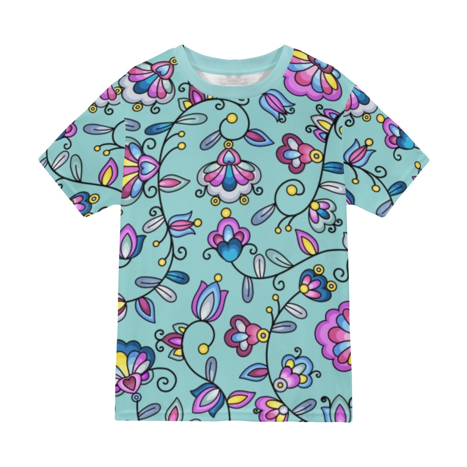 Autumn Bundle Blessing Turquoise T-shirt for Men