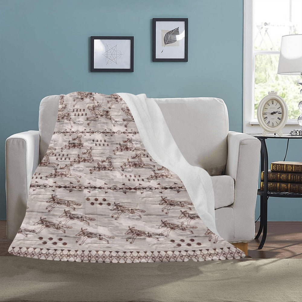 Wild Run Ultra-Soft Micro Fleece Blanket 50"x60"