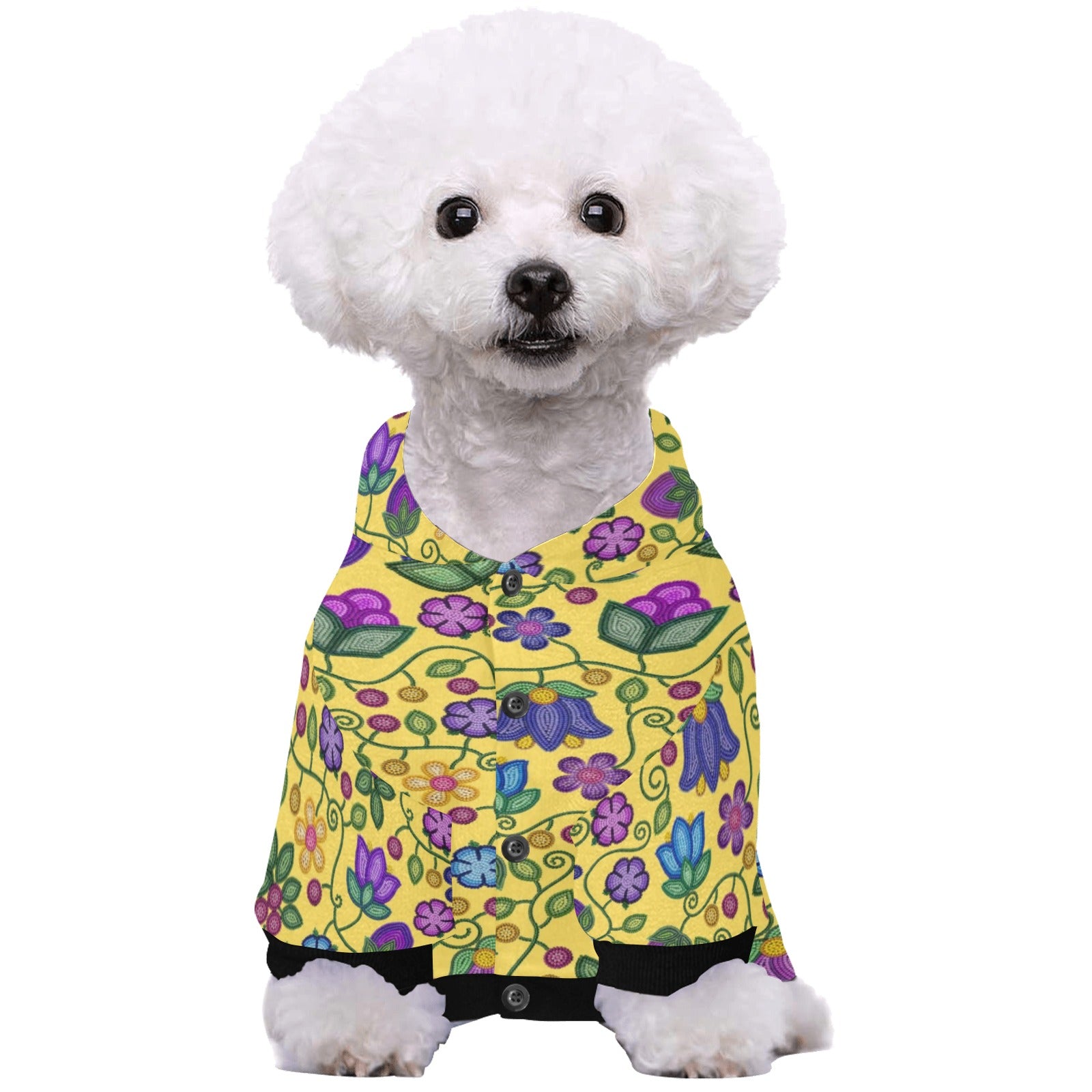 Bloom Uplift Yellow Pet Dog Hoodie