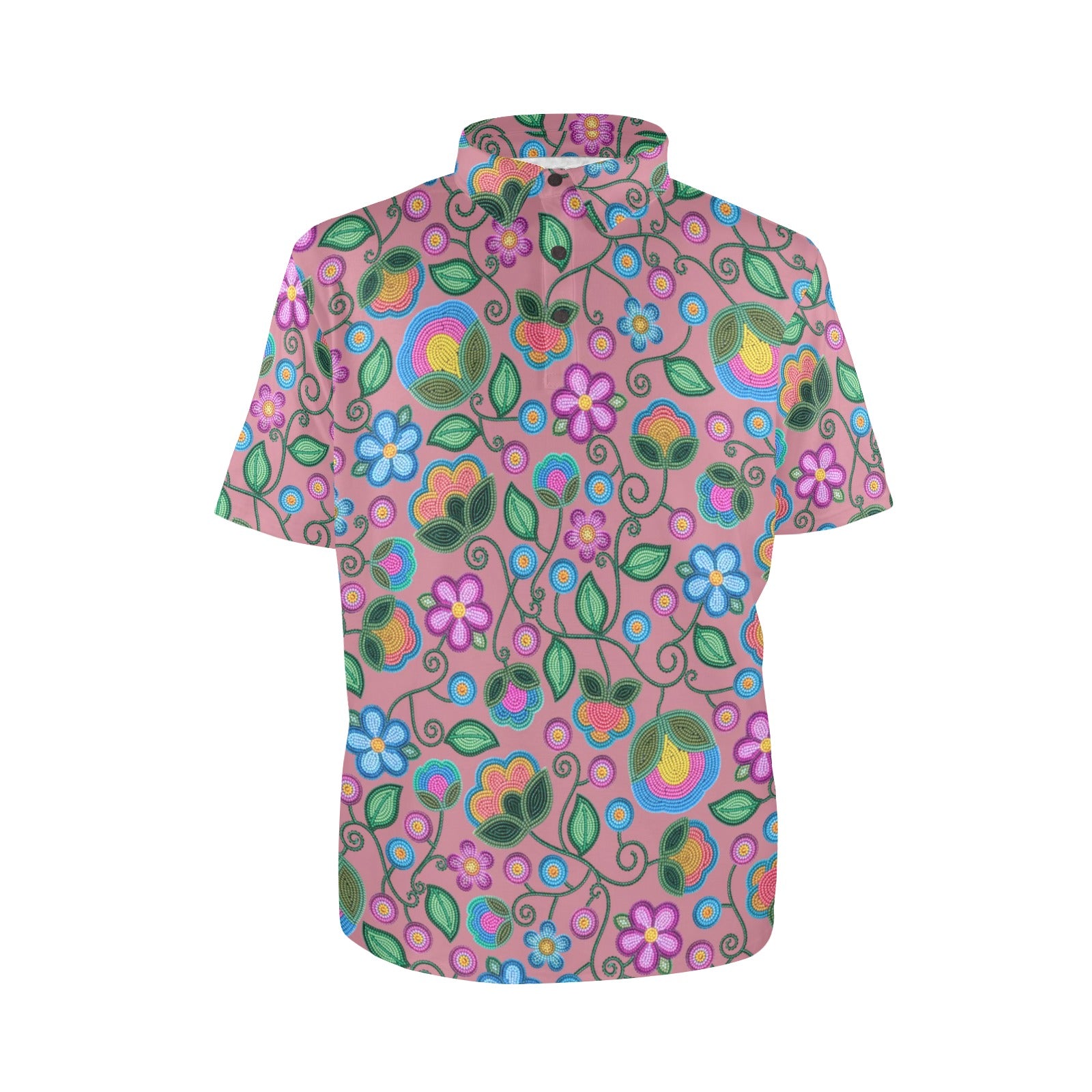 Turquoise Sunbeam Peach Polo Shirt