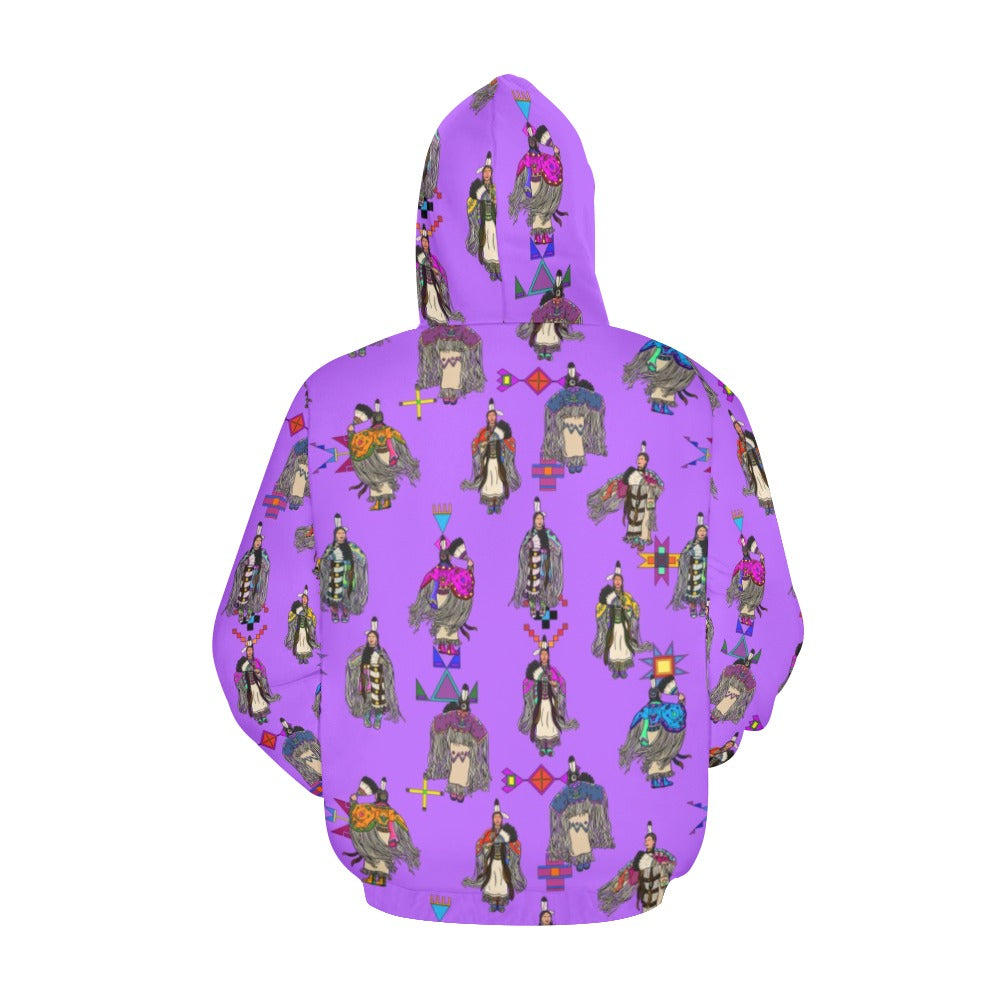 Womens Tradish Dancers Purple Hoodie for Women (USA Size)