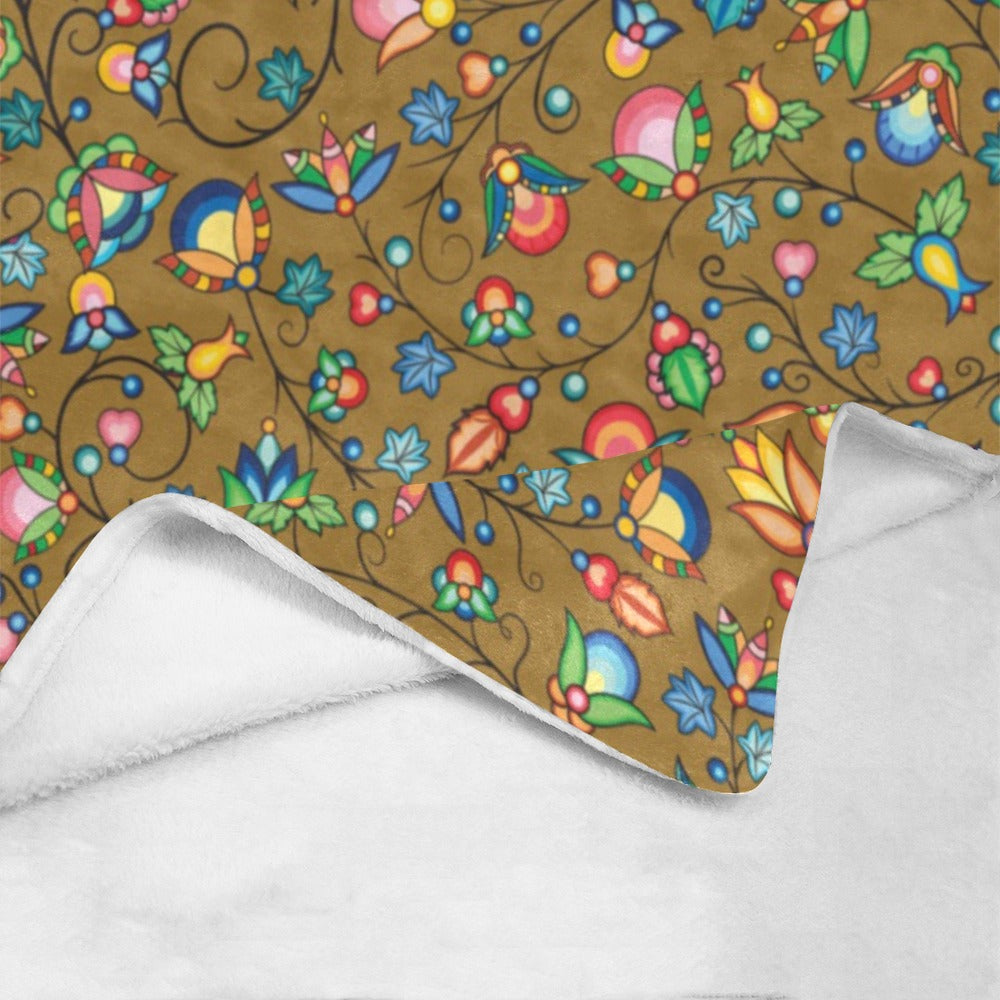 Prairie Plains Spirit Fall Leaves Ultra-Soft Micro Fleece Blanket 40"x50"
