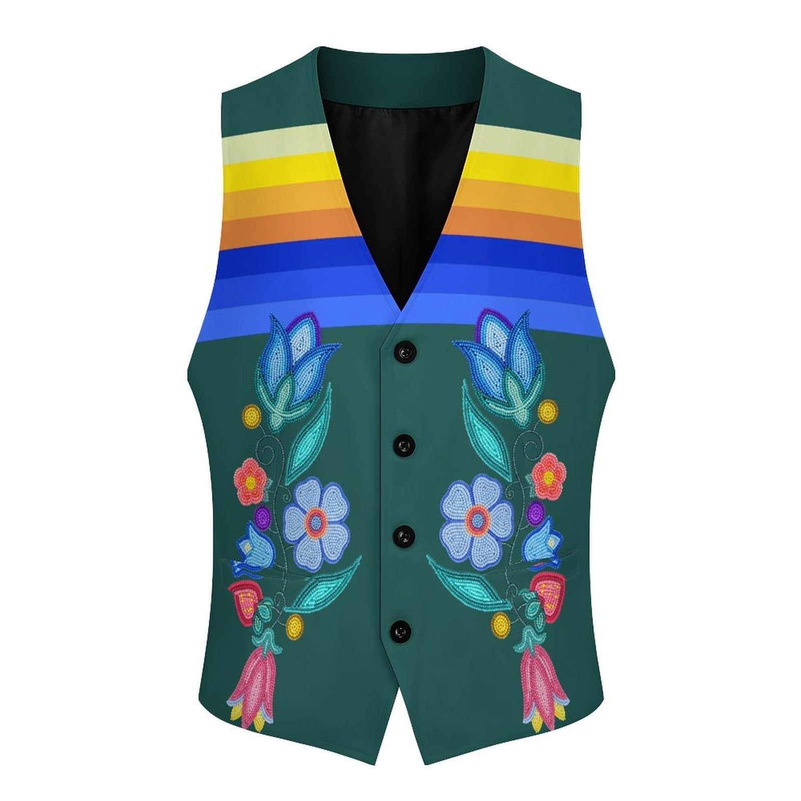 Bear Harvest Men's Sleeveless Suit Vest