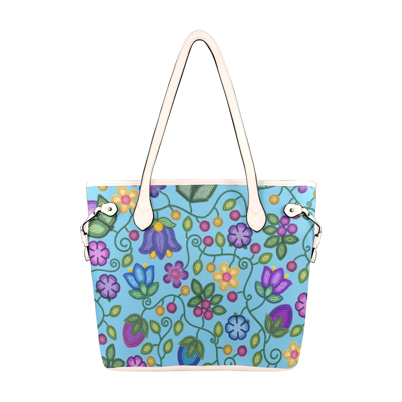 Bloom Uplift Sky Clover Canvas Tote Bag