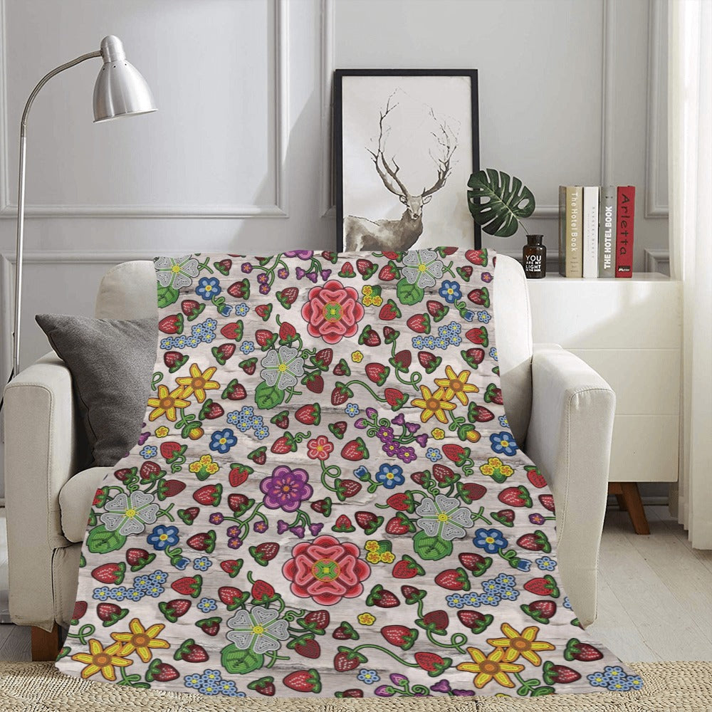 Berry Pop Bright Birch Ultra-Soft Micro Fleece Blanket 60"x80"
