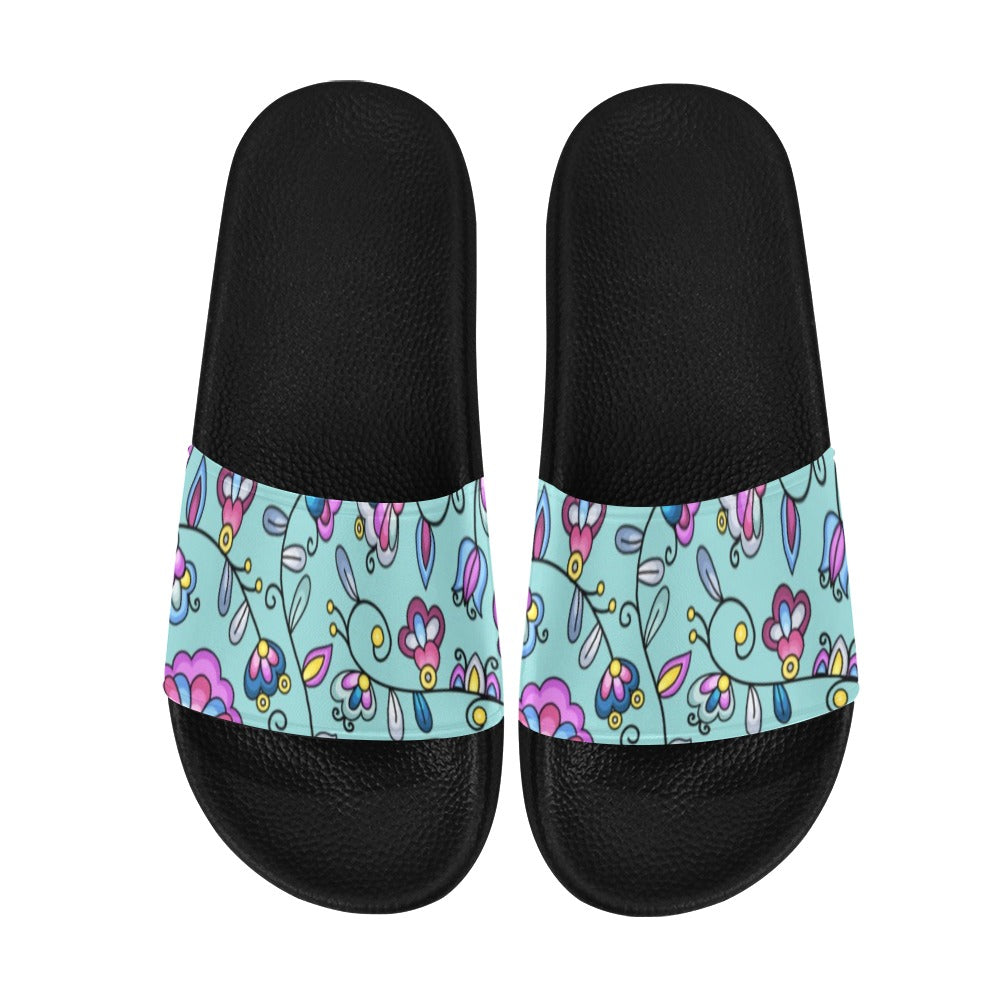 Autumn Bundle Blessing Turquoise Women's Slide Sandals