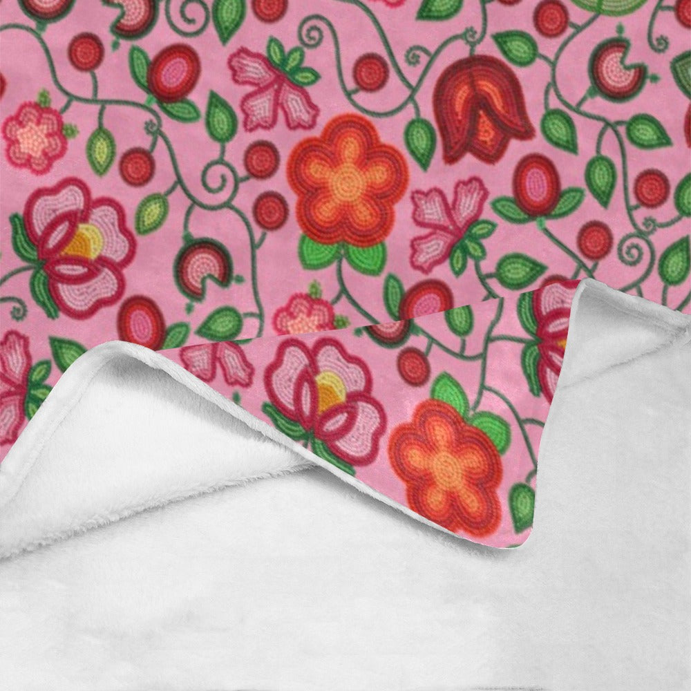 Rose Reverie Pink Ultra-Soft Micro Fleece Blanket 40"x50"