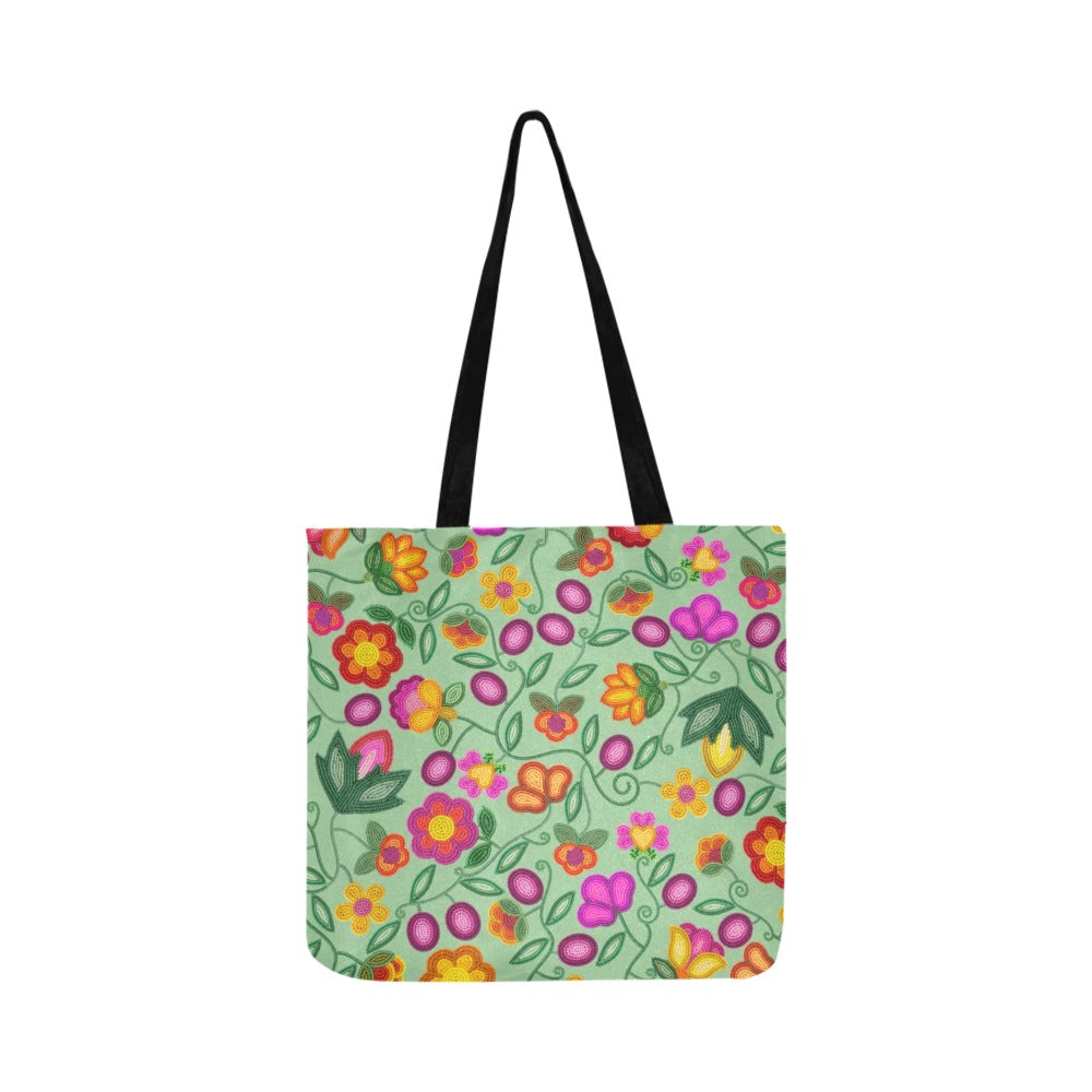 Boreal Bounty Green Reusable Shopping Bag (Two sides)