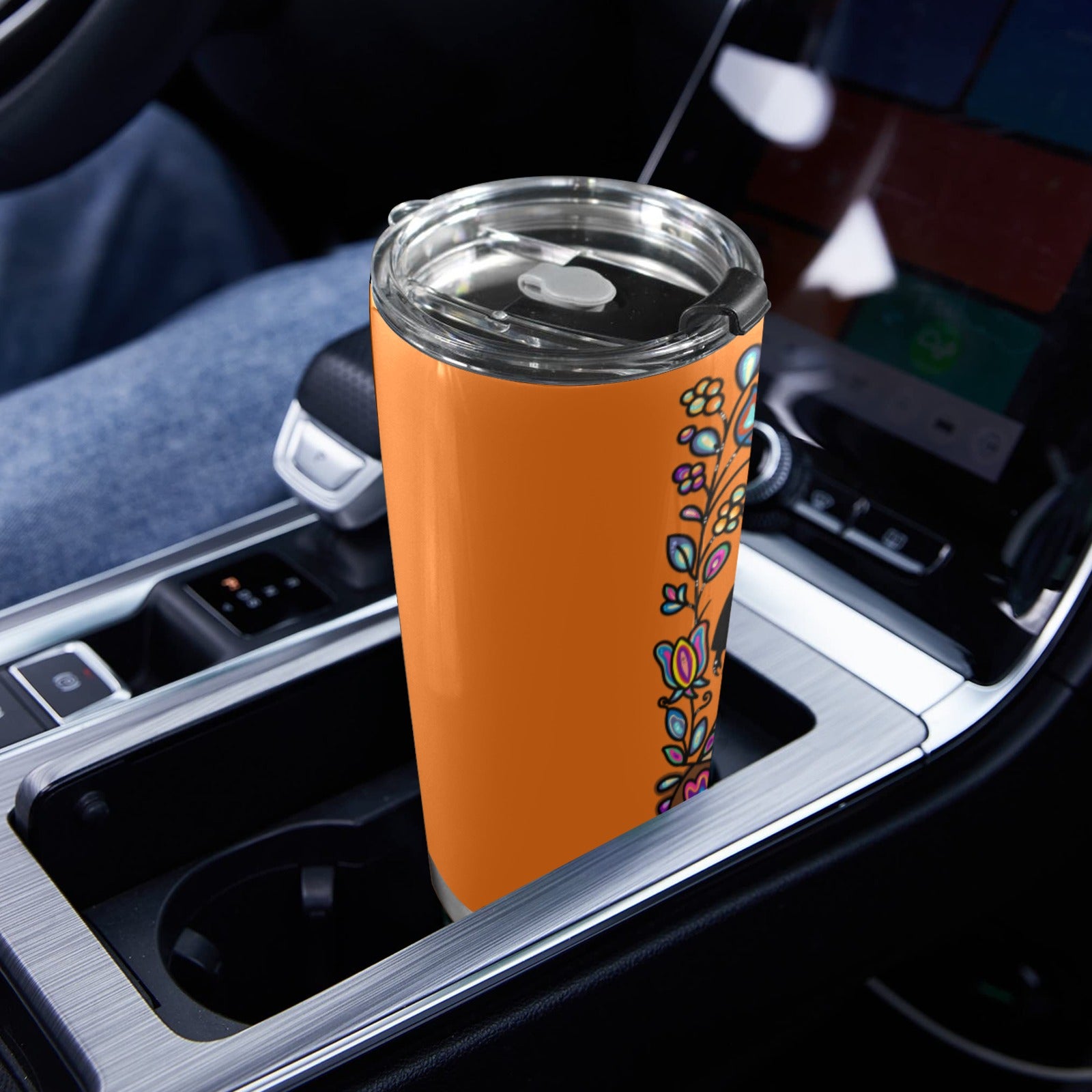 Rooted in Culture 20oz Mobile Tumbler with Lid (Black Lock)