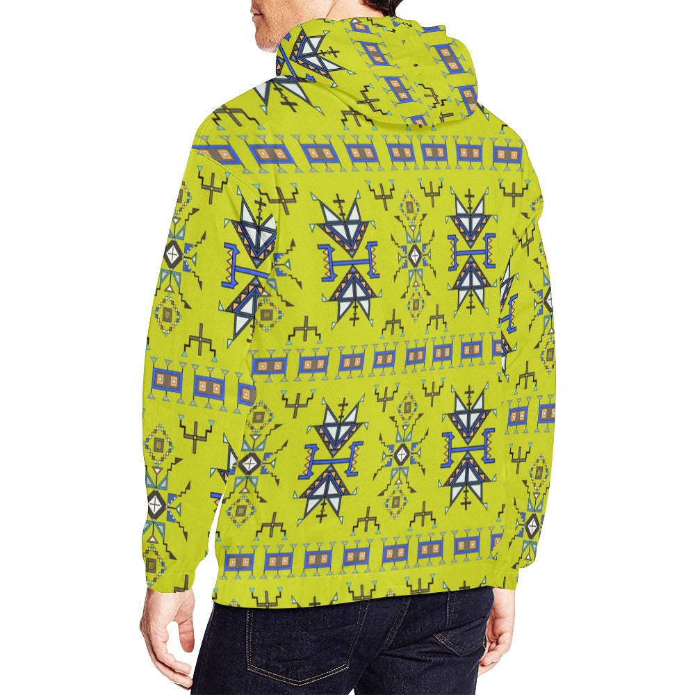 Eagle Strike Lime Hoodie for Men (USA Size)