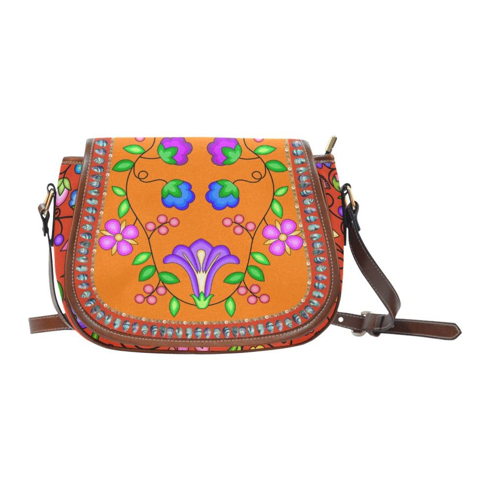 Grandmother Legacy Orange Saddle Bag/Large