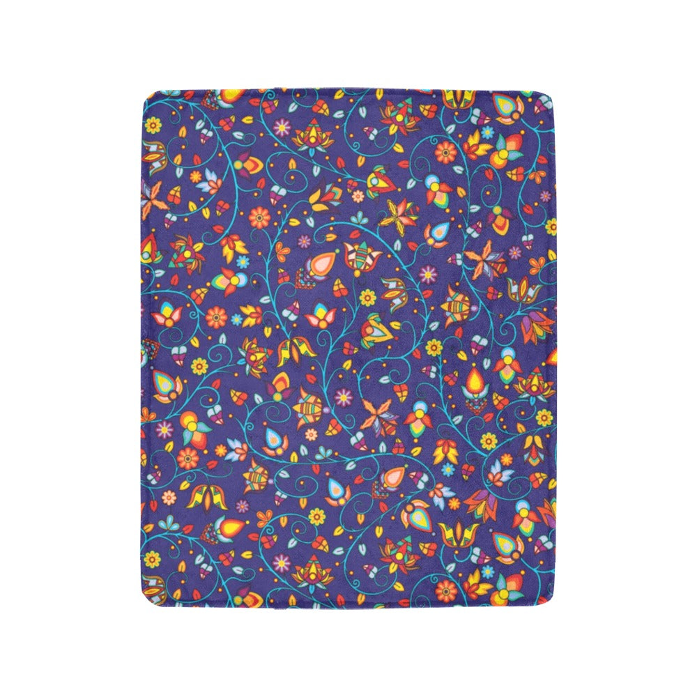 Thorny Path Blue Ultra-Soft Micro Fleece Blanket 40"x50"