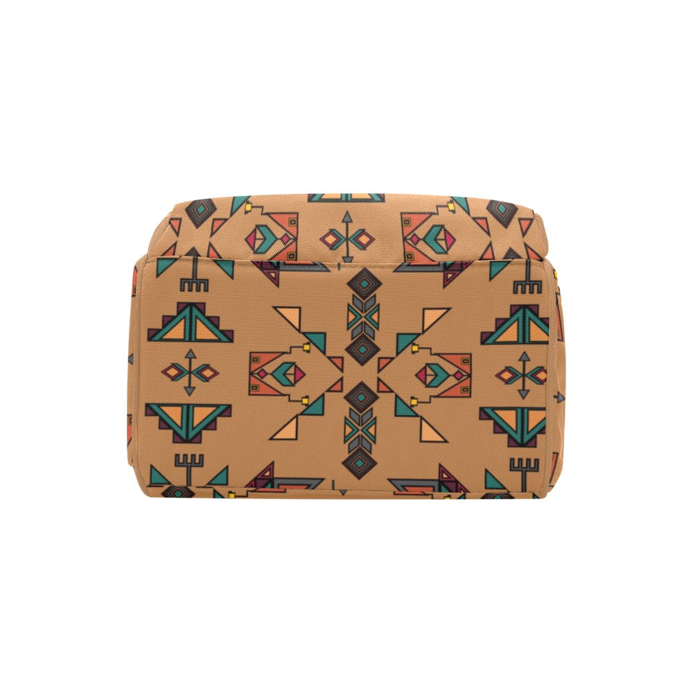 Arrow Dawn Brown Multi-Function Diaper Backpack/Diaper Bag