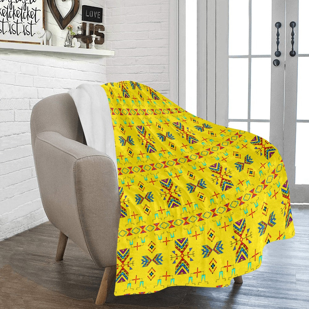 Rainbow Chief Rainbow Yellow Ultra-Soft Micro Fleece Blanket 50"x60"