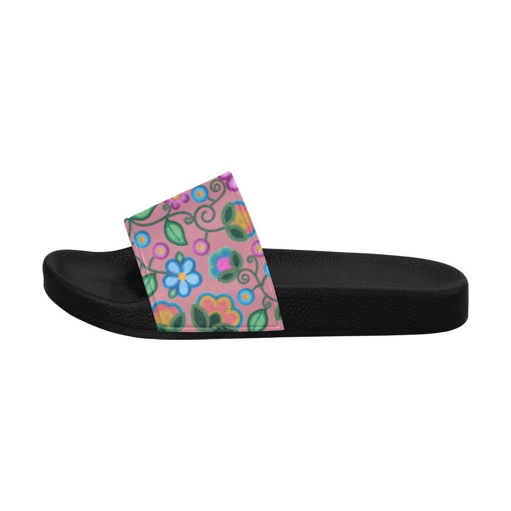 Turquoise Sunbeam Peach Men's Slide Sandals