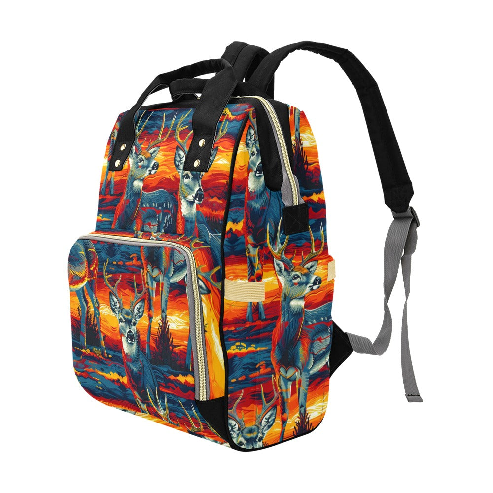 Nosey Bucks Multi-Function Diaper Backpack/Diaper Bag