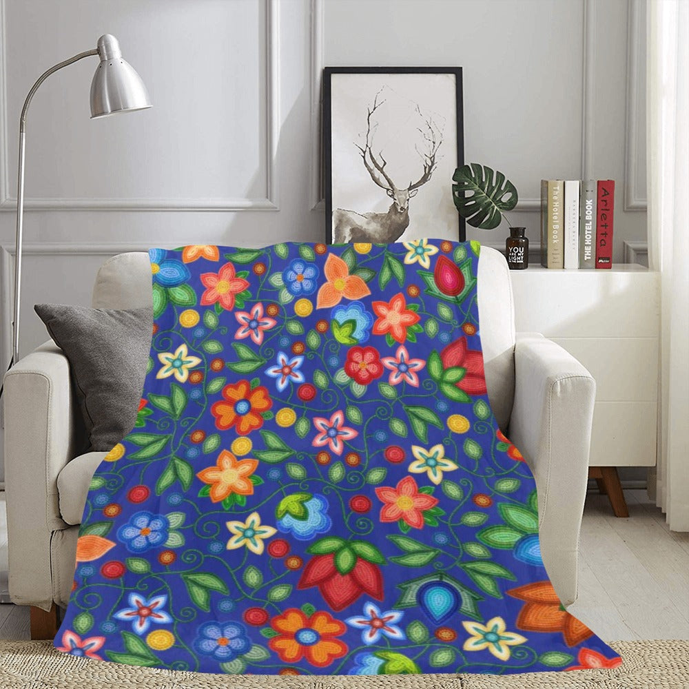 Morning Harmony Sapphire Ultra-Soft Micro Fleece Blanket 60"x80"