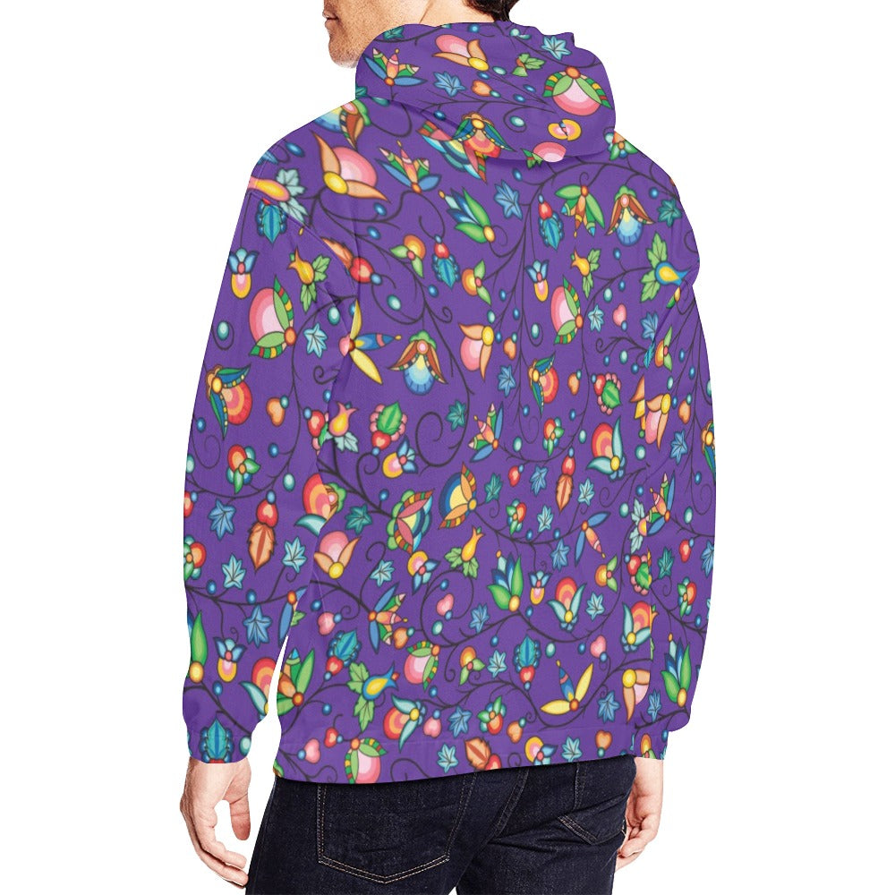 Prairie Plains Spirit Midnight Purple Hoodie for Men (USA Size)