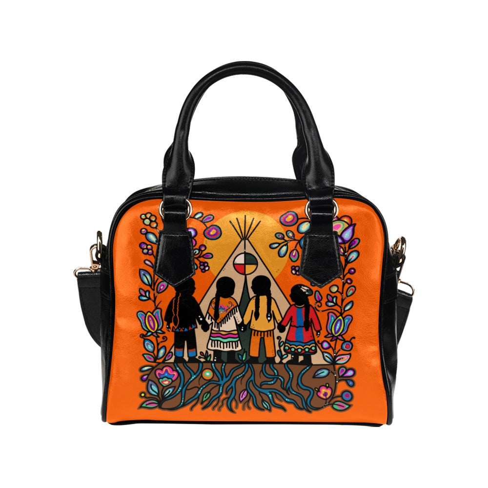Rooted in Culture Shoulder Handbag