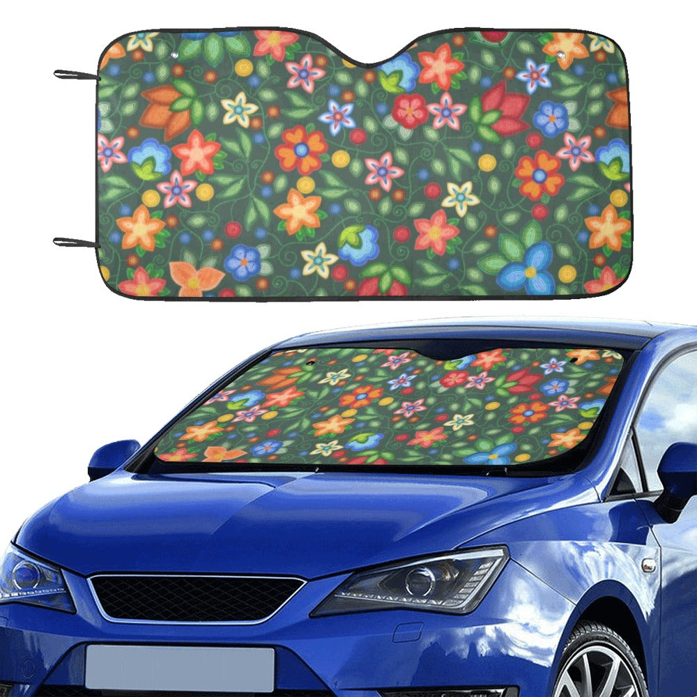 Morning Harmony Forest Car Sun Shade 55"x30"