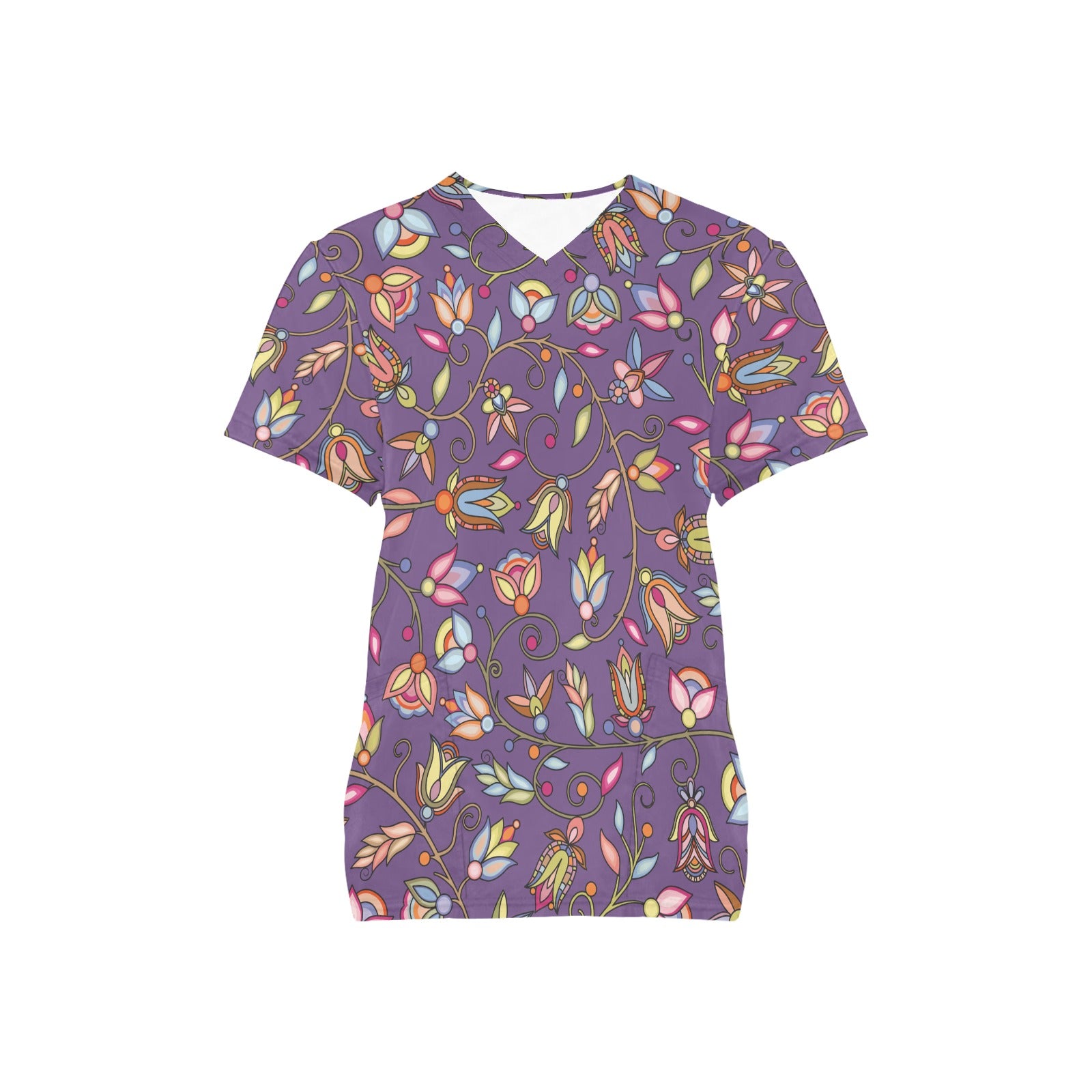 Buffalo Bloom Nightcloud Scrub Top