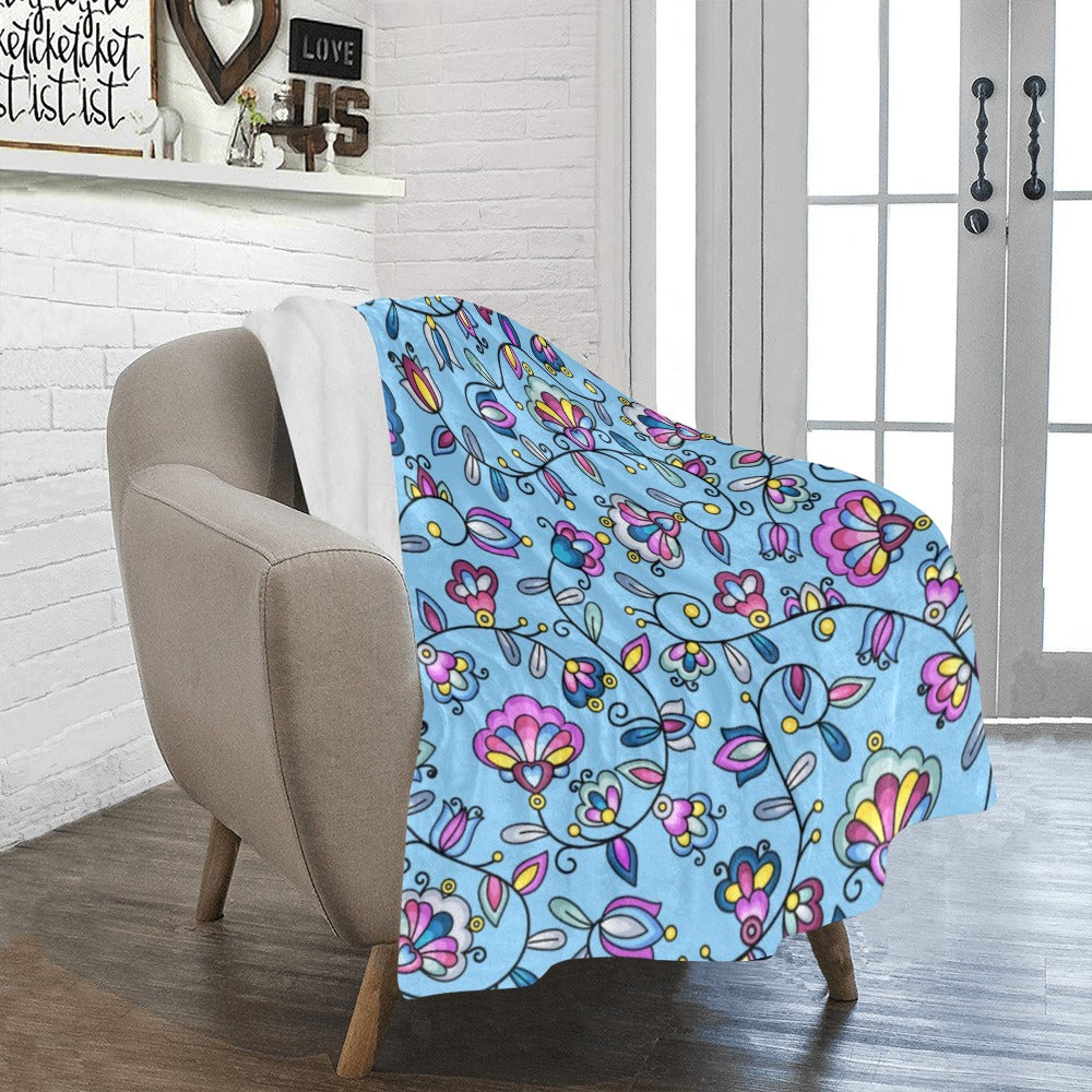 Autumn Bundle Blessing Blue Ultra-Soft Micro Fleece Blanket 40"x50"