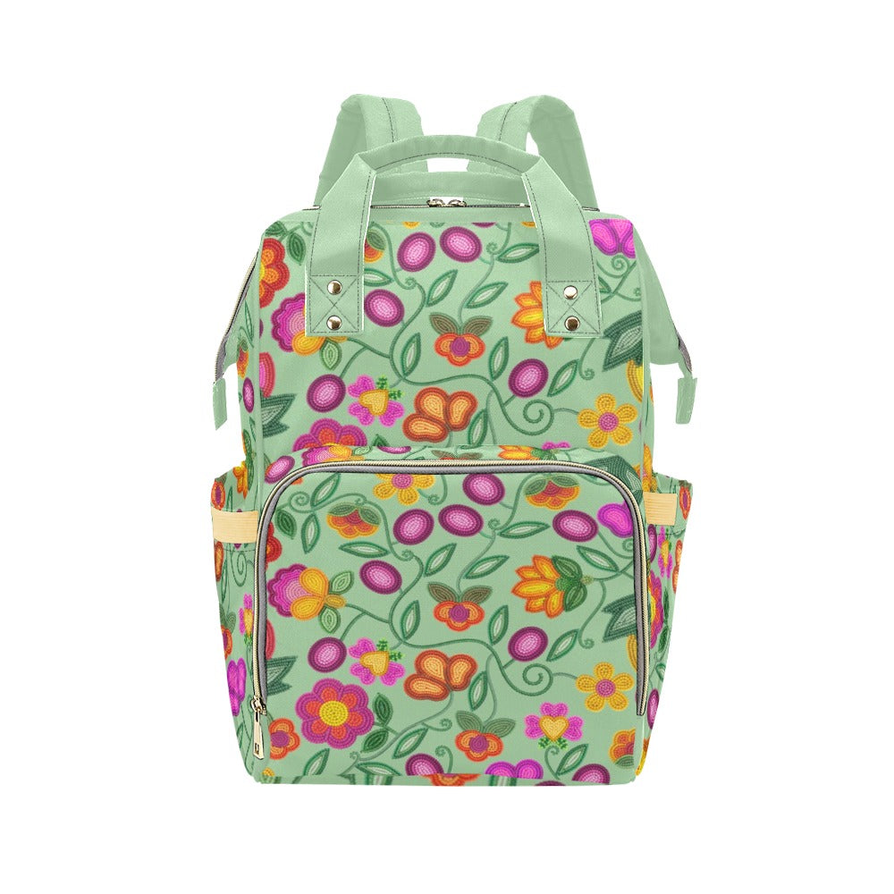 Boreal Bounty Green Multi-Function Diaper Backpack/Diaper Bag