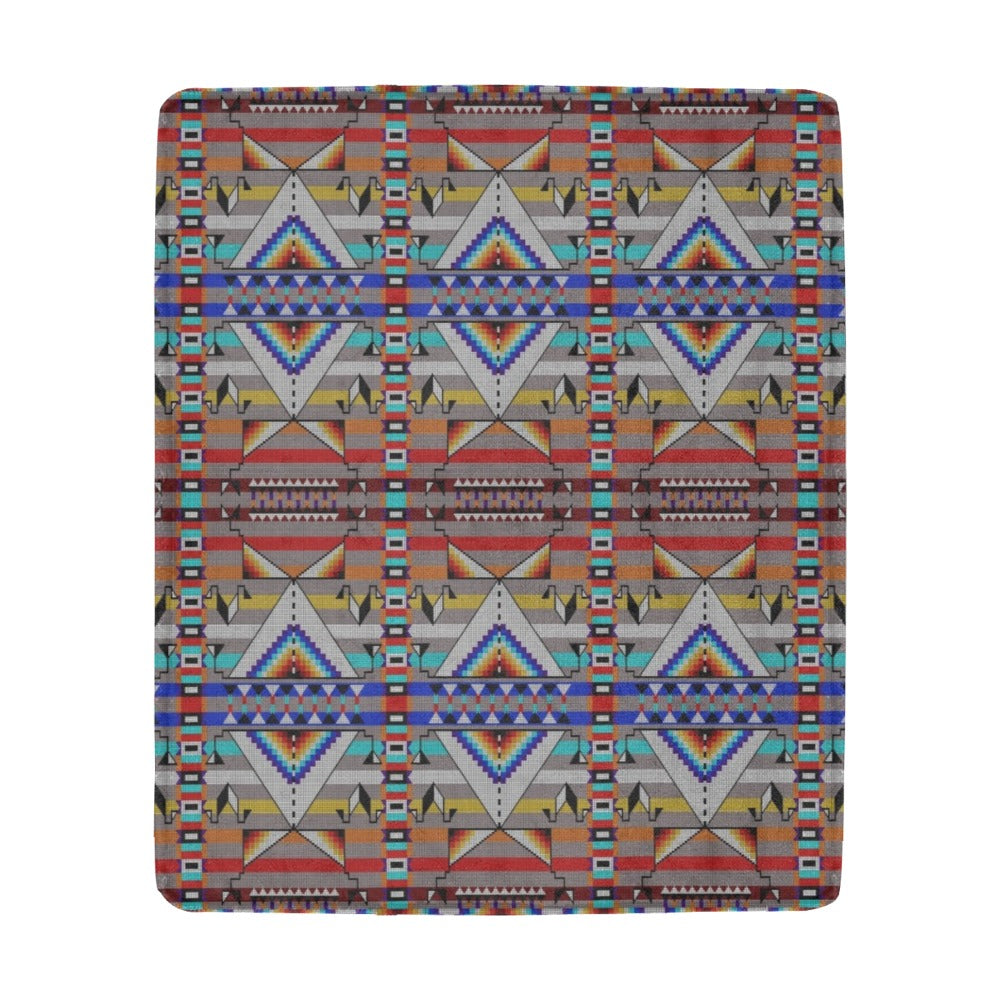 Medicine Blessing Grey Ultra-Soft Micro Fleece Blanket 50"x60"