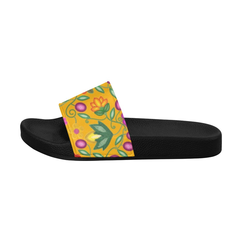 Boreal Bounty Yellow Women's Slide Sandals
