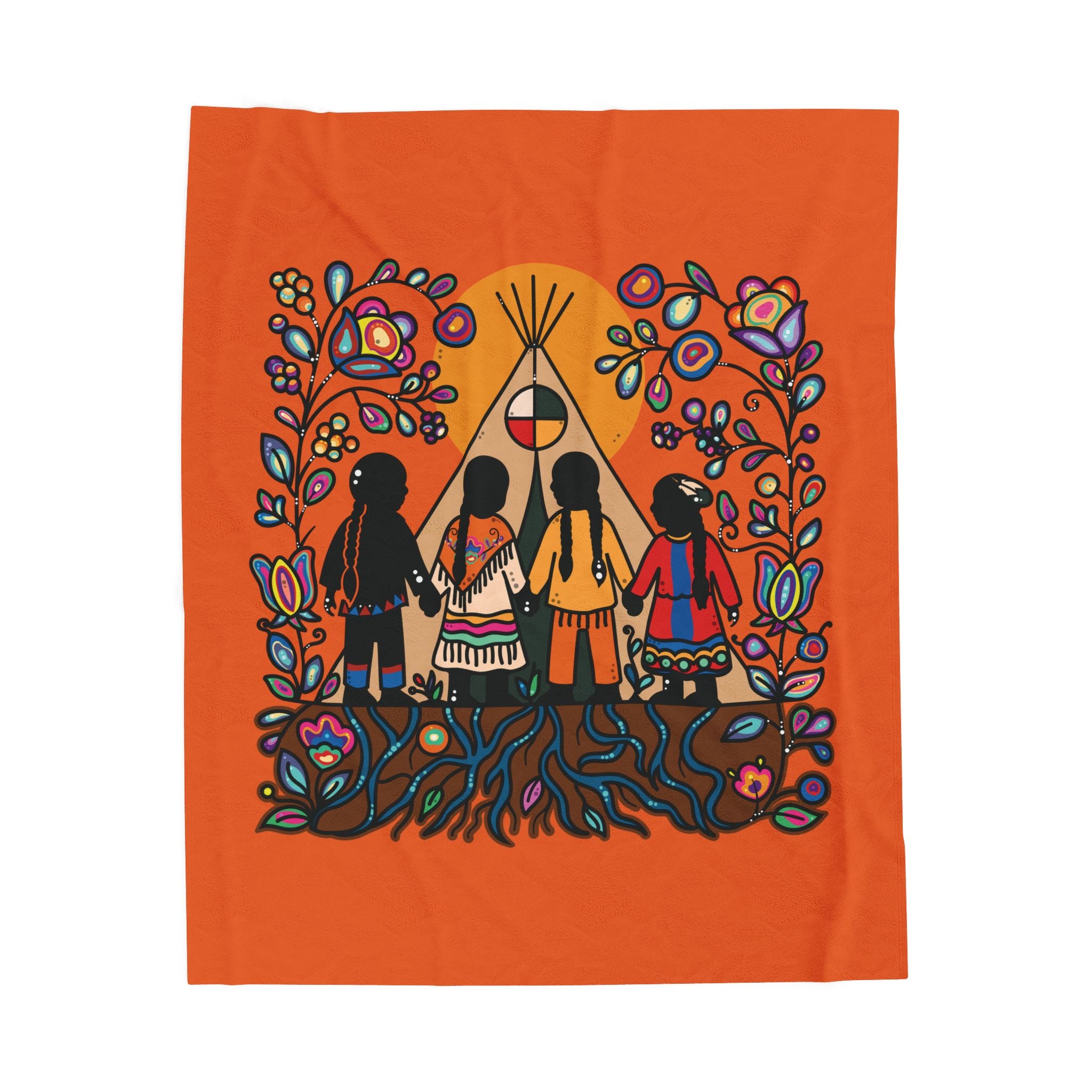 Rooted in Culture 50"X60" Children Velvet Blanket