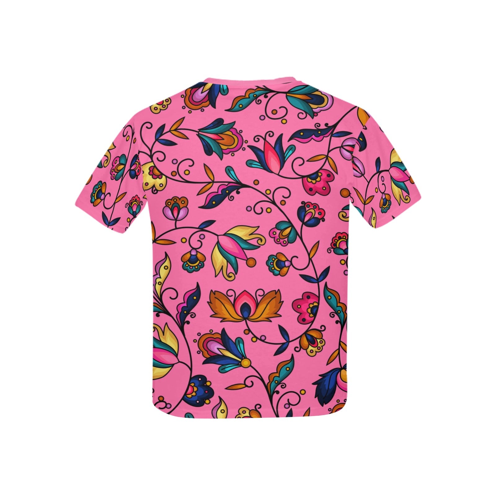 Copper Prairie Petals Pink Kids' T-shirt (USA Size)