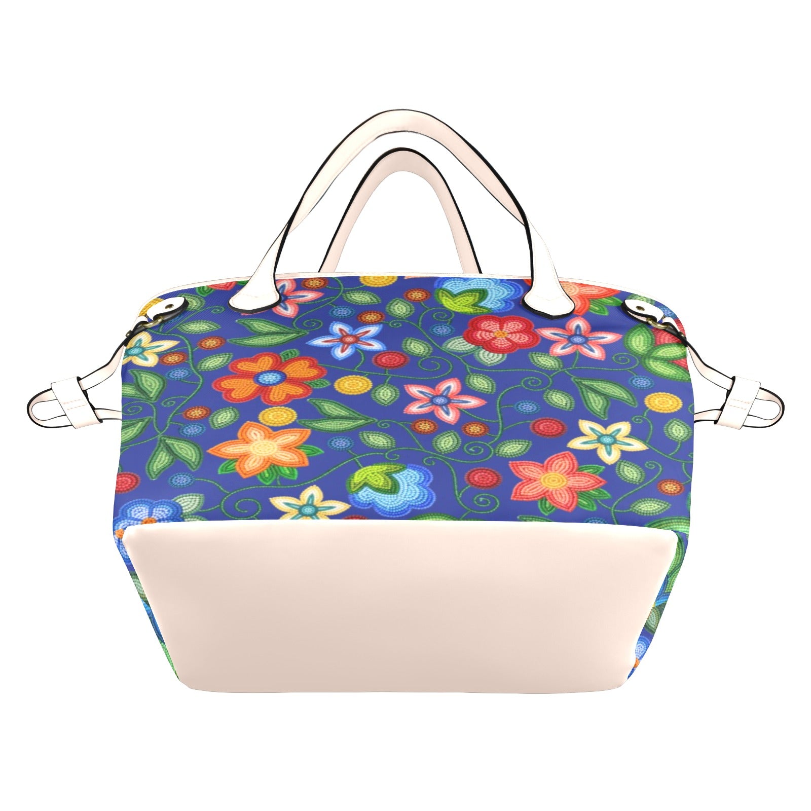 Morning Harmony Sapphire Clover Canvas Tote Bag