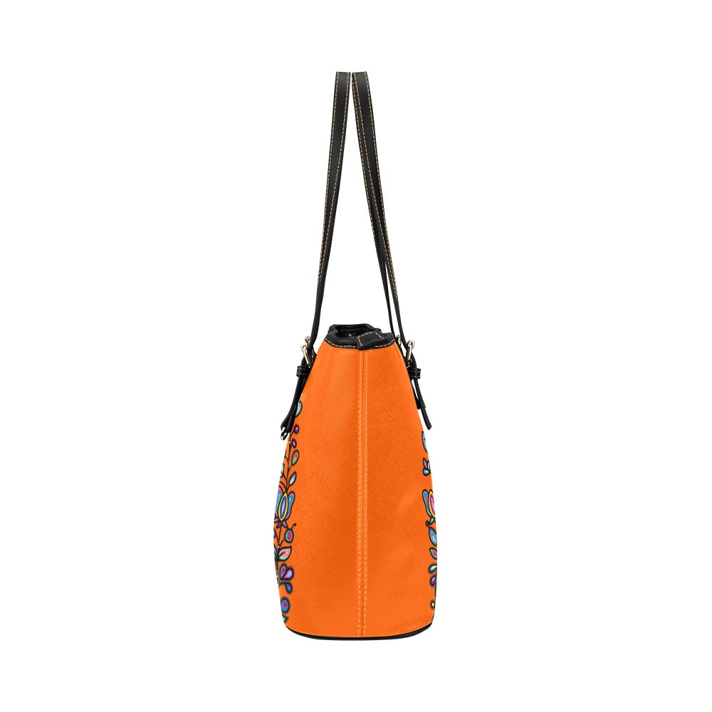 Rooted in Culture Large Leather Tote Bag