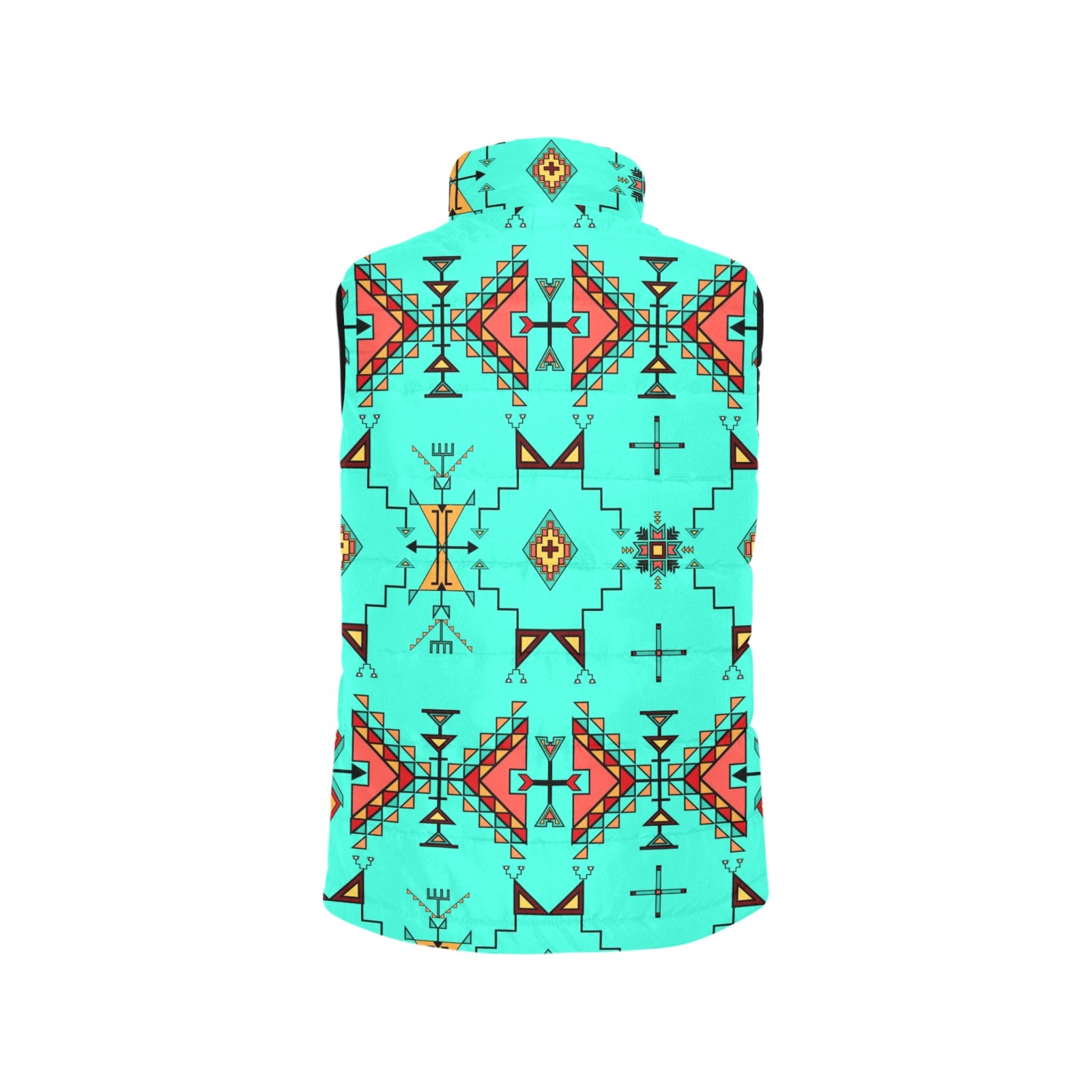 Thunder Flight Turquoise Women's Padded Vest Jacket