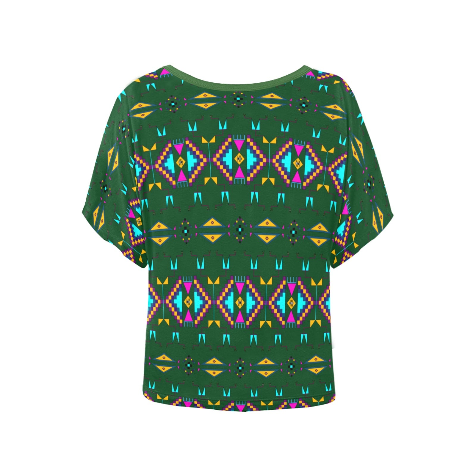 Rite of Passage Squash Leaf Women's Batwing-Sleeved Blouse T shirt