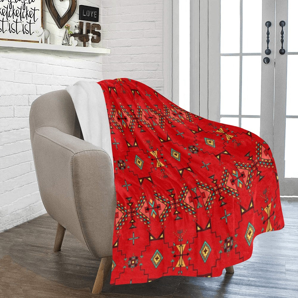 Thunder Flight Red Ultra-Soft Micro Fleece Blanket 50"x60"