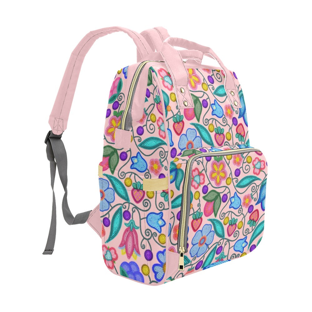 Sweet Offering Pink Multi-Function Diaper Backpack/Diaper Bag