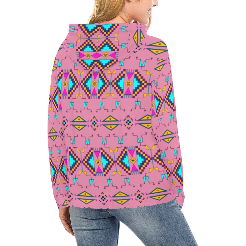 Rite of Passage Pink Hoodie for Women (USA Size)