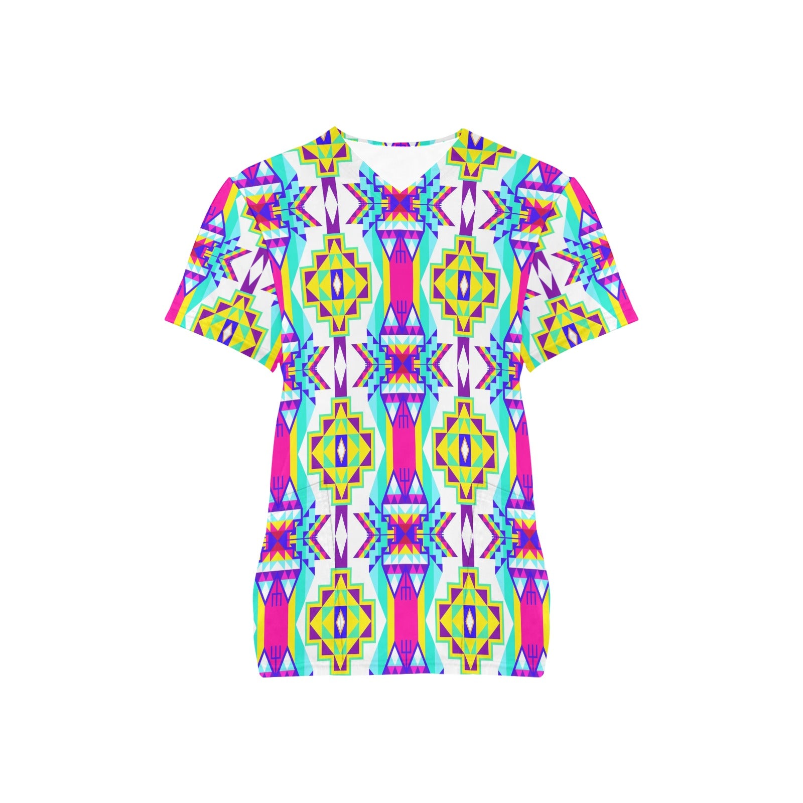 Fancy Champion Scrub Top